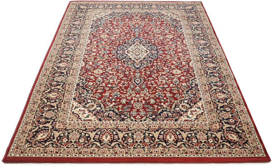 Timbers Teppich »Lansing«, rechteckig, 9 mm Höhe, Kurzflorteppich, Orient-Optik, Wohnzimmer