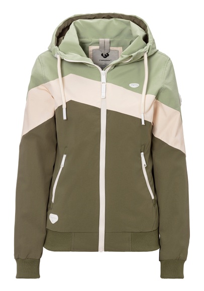 Ragwear Outdoorjacke »NUGGIE BLOCK«, mit Kapuze