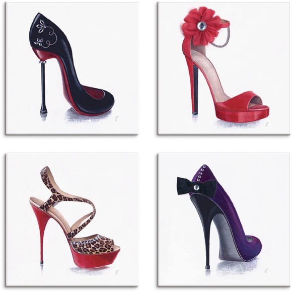 Artland Leinwandbild »Damenschuhe«
