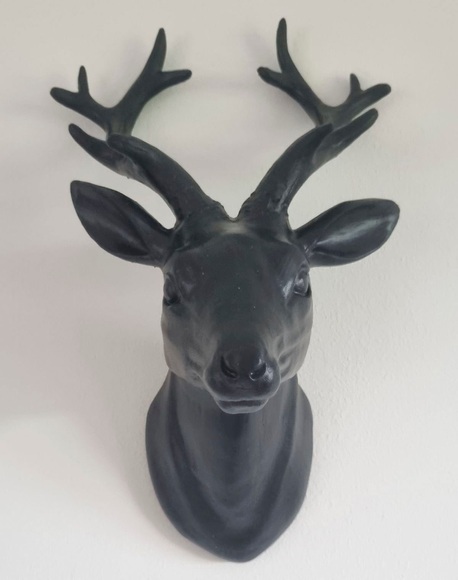 Ambiente Haus Tierfigur »Hirsch Wanddeko - schwarz (H) 29cm«