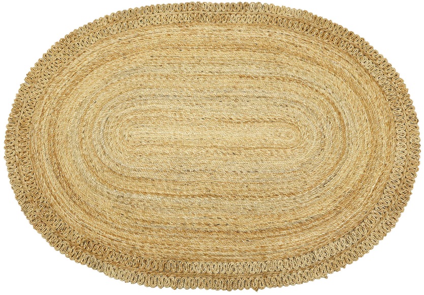 carpetfine Sisalteppich »Juteteppich Luca«, rechteckig, natürliches Pflanzenmaterial von Hand gewebt, Boho Style