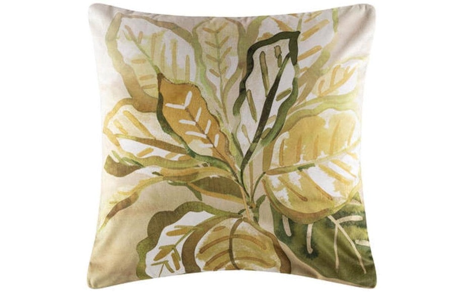 KAS - Zierkissen FALLON - Polyester - grün - 50/50 cm