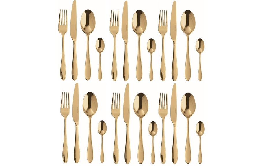 SAMBONET - Besteck-Set Velvet 24-teilig, Gold