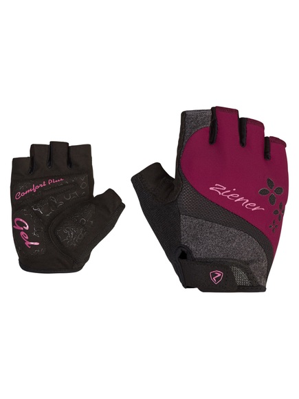 Ziener Creolah Fahrradhandschuhe Damen rot/schwarz 2022 8 Rennvelo Handschuhe