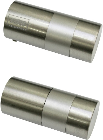 SCHÖNER WOHNEN LAMINAT Gardinenstangen-Endstück »Endstück Zylinder für Ø 20 mm«, (2 St.), Serie Einzelprogramm Leon Ø 20 mm