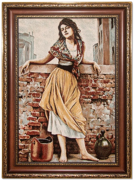 morgenland Wandteppich »Bild-Teppich Figurativ 85 x 60 cm«, rechteckig, 0,6 mm Höhe, besonders weich durch Microfaser