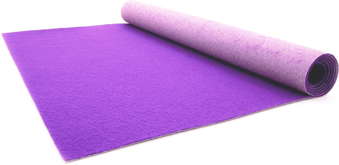 Primaflor-Ideen in Textil Läufer »Eventteppich PODIUM«, rechteckig, 2,6 mm Höhe, Breite 100 cm, robuster Nadelfilz, Uni Farben, In- und Outdoor geeignet, ideal für Events & und Veranstaltungen