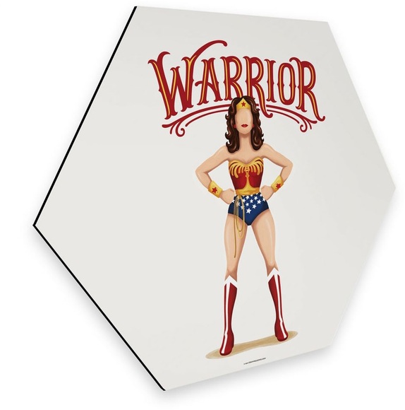 Wall-Art Metallbild »Pop Art Wonderwoman Fanartikel«