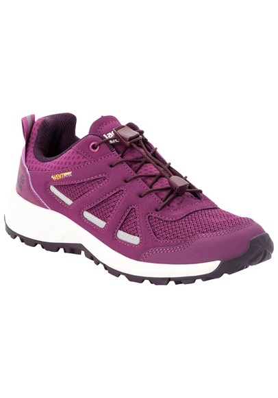 Jack Wolfskin Frauen Wanderschuhe Woodland 2 Vent Support System Low Women 40 violett wild berry