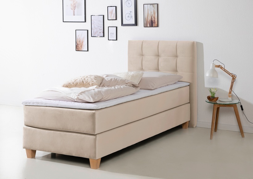Home affaire Boxspringbett »Moulay«, inkl. Topper, in 3 Härtegraden, TFK auch in Härtegrad 4