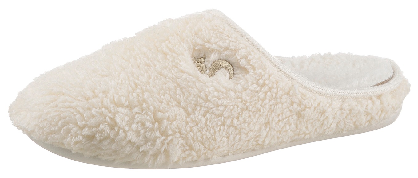 thies Pantoffel »Bio-Teddy«, in kuscheliger Optik