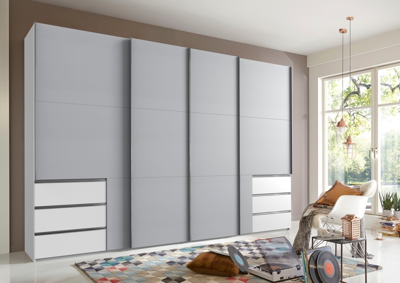 Fresh To Go Schwebetürenschrank »Level«, mit Synchronöffnung