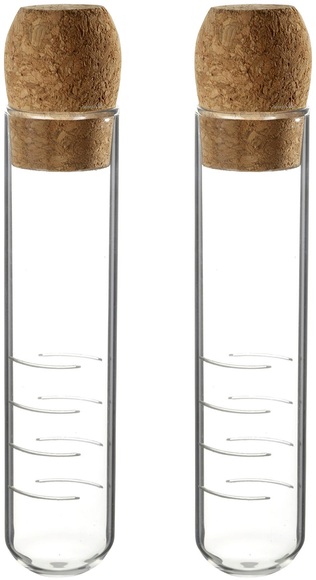 Maximex Teesieb, (Set, 2 St.), für losen Tee, Kräuter, Früchte, inkl. Korkverschluss mit Armomaschutz
