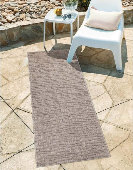 Carpet City Teppich »Santorini«, rechteckig, 5 mm Höhe, 3D-Effekt, für Wohnzimmer, Flur, Küche, Wintergarten, Balkon, Wetterfest & UV-beständig