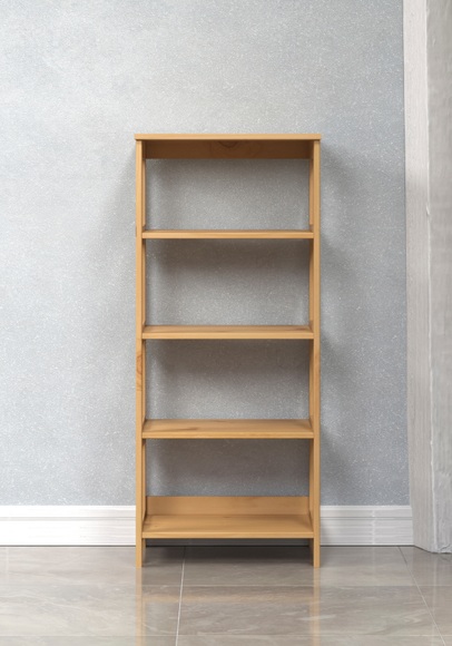 INTER-FURN Ablageregal »Arona«, (1 St.), Standregal aus Massivholz, Kiefer gewachst, B/H/T: 50 / 116 / 35 cm