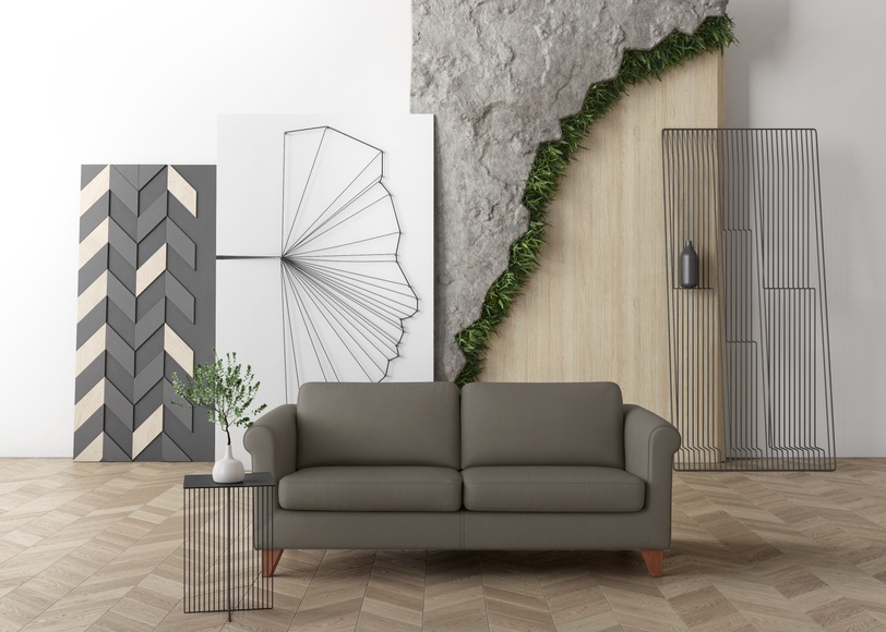 machalke® 2,5-Sitzer »amadeo«, Ledersofa mit geschwungenen Armlehnen, Breite 180 cm