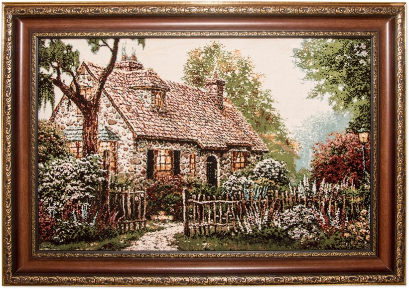 morgenland Wandteppich »Bild-Teppich Figurativ 85 x 60 cm«, rechteckig, 0,6 mm Höhe, besonders weich durch Microfaser