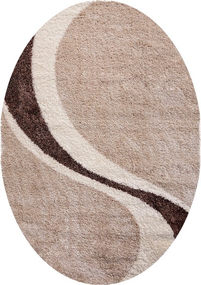 my home Hochflor-Teppich »Fantasy«, oval, Luxus Hochflor, Shaggy, modernes Design, weich & kuschelig
