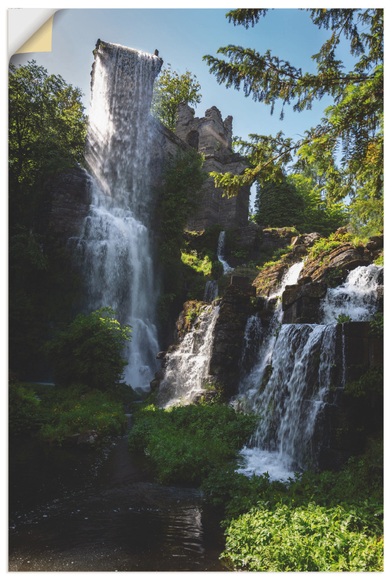 Artland Wandbild »Wasserfall bei Wasserspielen in Kassel«