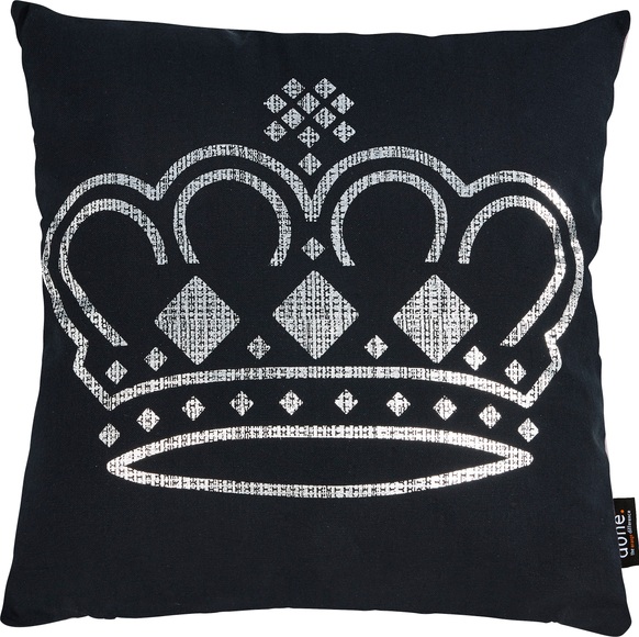 done.® Dekokissen »Stone Crown«, (1 St.), mit Kronen-Applikation