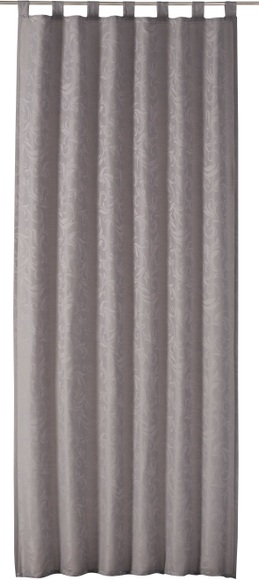 ELBERSDRUCKE Gardine »Kensington«, Schlaufenschal mit Kräuselband Kensington 06 taupe 255x140 cm blickdicht