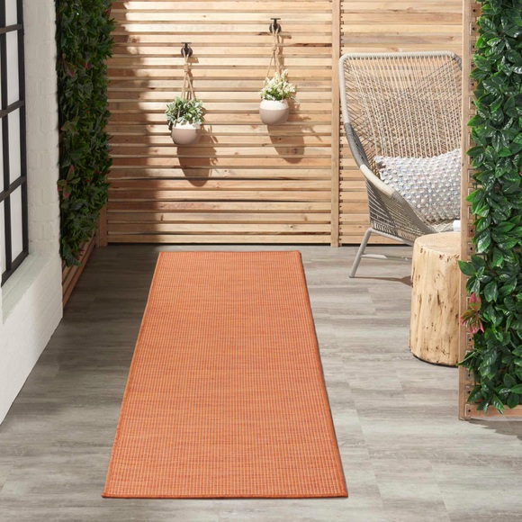 Nourison Läufer »Positano«, rechteckig, 5 mm Höhe, In- und Outdoor geeignet, Wetterfest & UV-beständig, für Balkon, Terrasse und Wintergarten, besonders flach, auch für Küche oder Esszimmer und Wohnzimmer geeignet