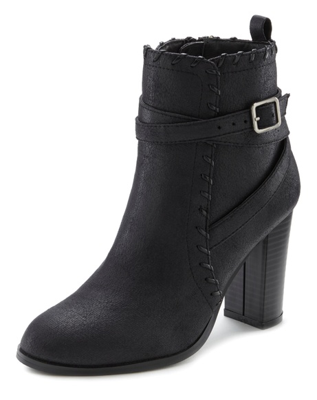 LASCANA High-Heel-Stiefelette, Ankle Boot, Stiefel im Vintage-Look mit bequemen Blockabsatz