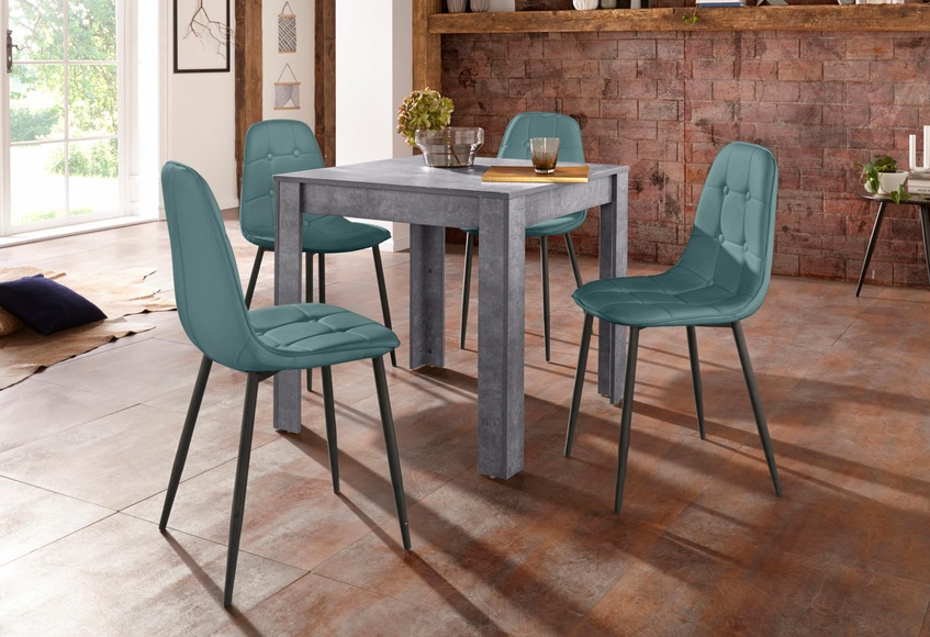 Essgruppe, (Set, 5 tlg.), mit Esstisch 80 cm breit