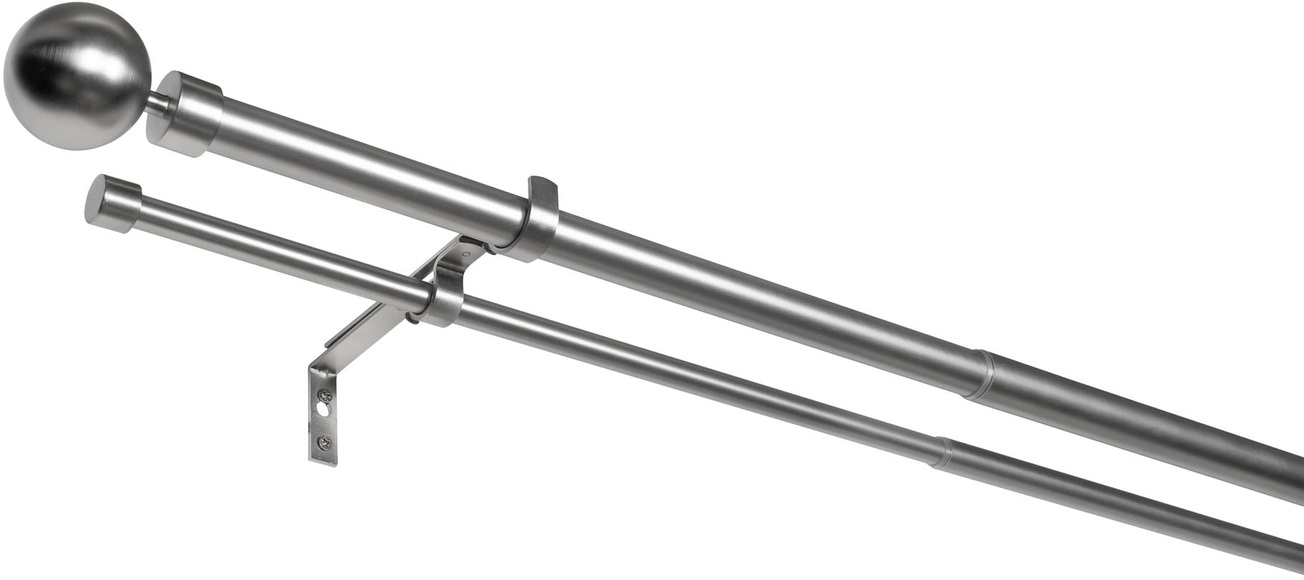 mydeco Gardinenstange »habito/ball-classic«, 2 läufig-läufig, ausziehbar
