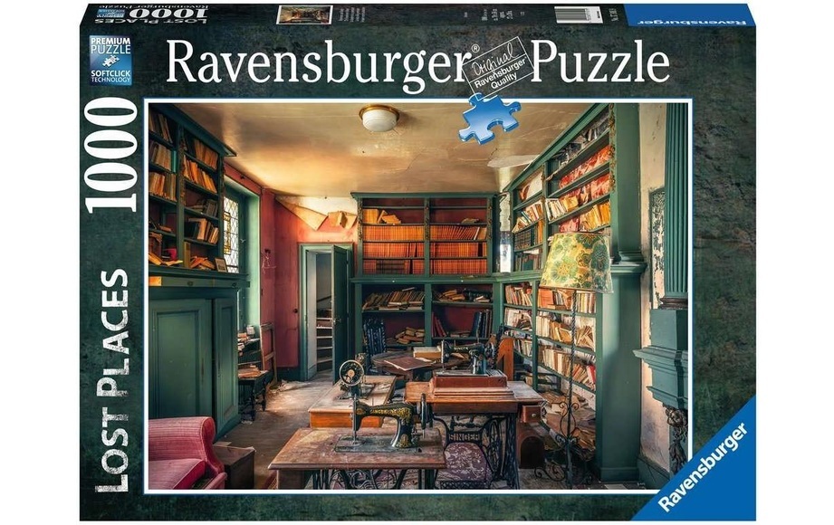 Ravensburger Puzzle - Mysterious castle library - Lost Places 1000 Teile