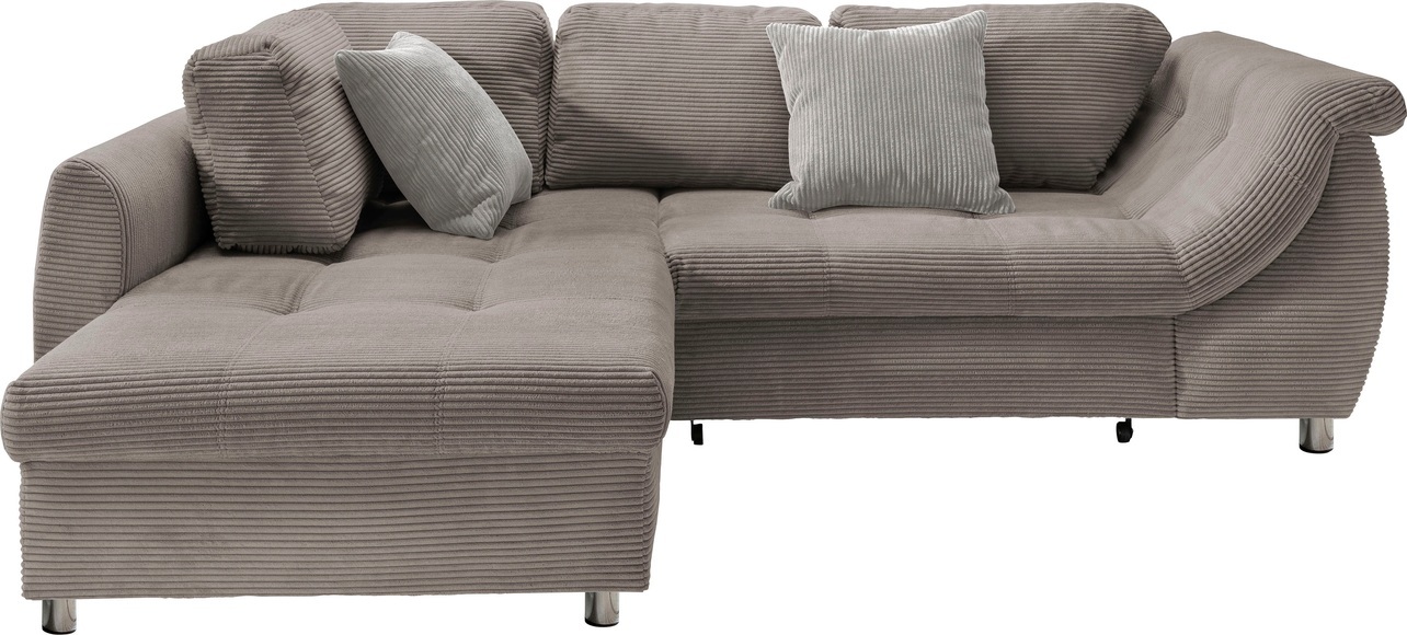 INOSIGN Ecksofa »Agira«, mit Bettfunktion und Zierkissen