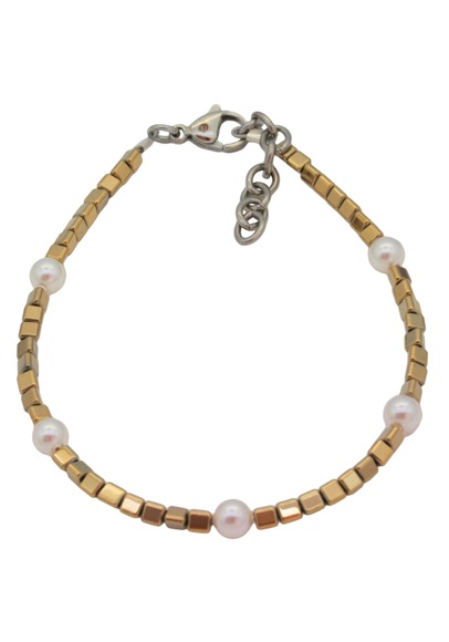 Firetti Armband »Dreiecke und Kugeln, glänzend«