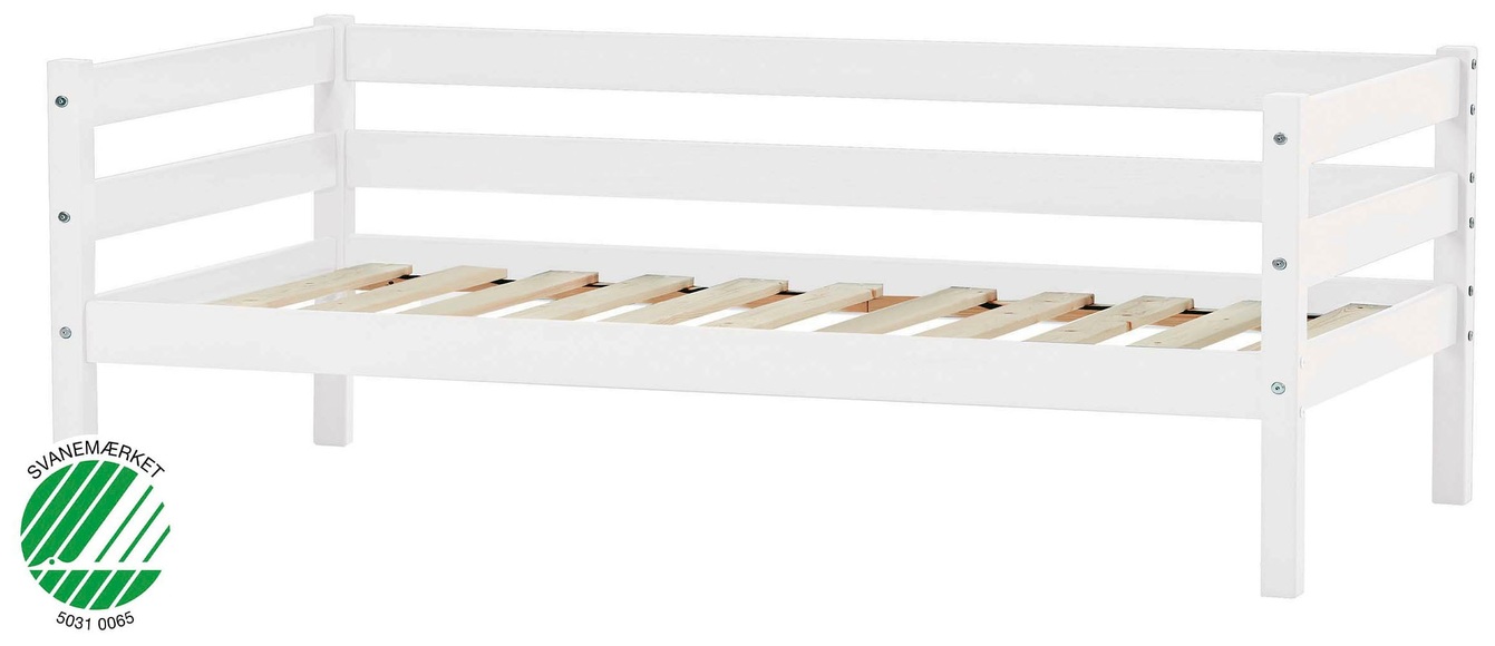 Hoppekids Einzelbett »ECO Comfort«, (Set), mit Rollrost in 8 Farben, wahlweise mit Matratze und Absturzsicherung