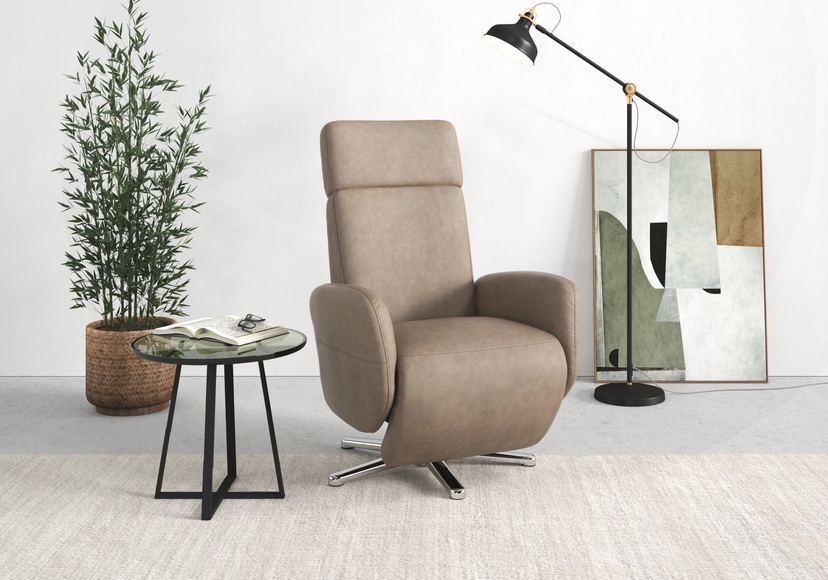 sit&more TV-Sessel, wahlweise mit 2 Motoren und Akku und Aufstehhilfe