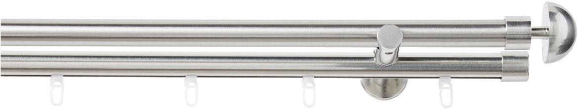 Kombi-Vorhangstange, good life, »Redondo«, 2-läufig im Fixmass ø 20 mm