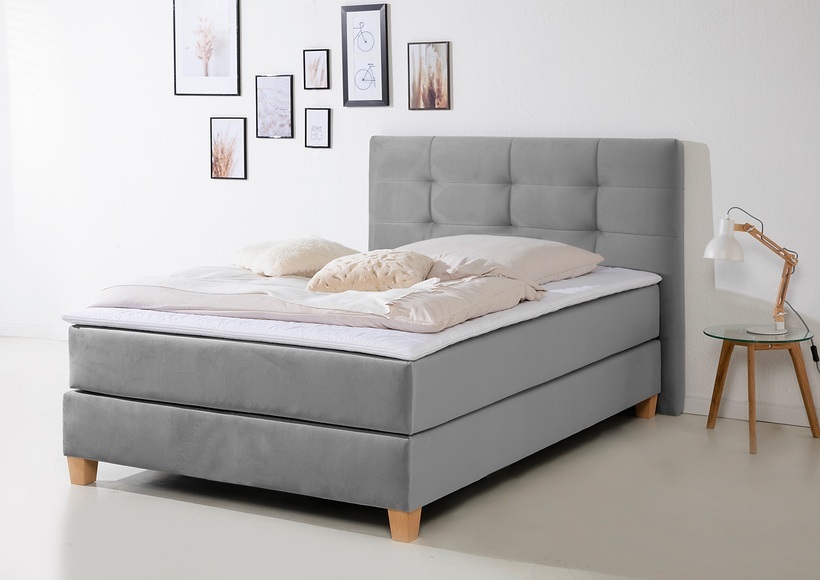 Home affaire Boxspringbett »Moulay«, inkl. Topper, in 3 Härtegraden, TFK auch in Härtegrad 4