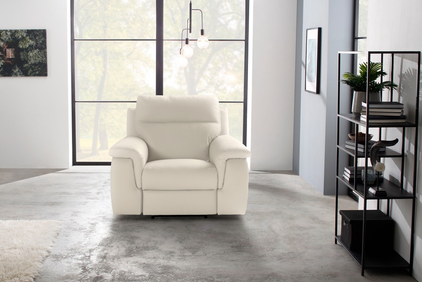Nicoletti Home Sessel »Alan«, inklusive Fussstütze, wahlweise mit Relaxfunktion, Breite 115 cm