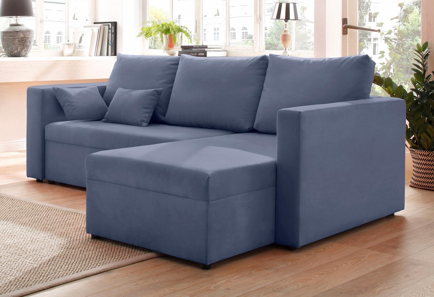 Home affaire Ecksofa »Pur«, wahlweise mit Bettfunktion