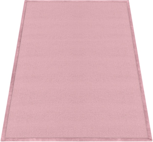 Paco Home Teppich »Tatami 475«, rechteckig, Kurzflor, Uni-Farben, mit Memory Foam, waschbar