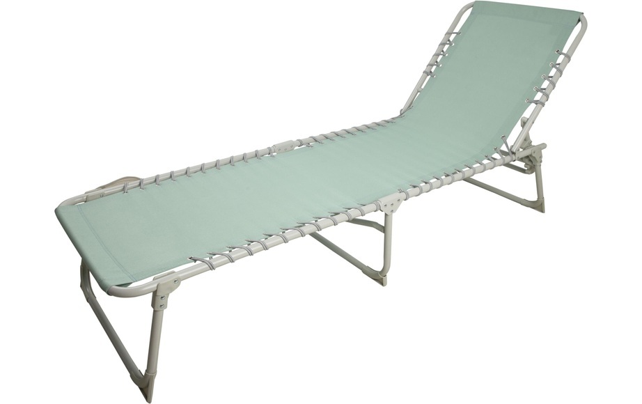 KOOR Gartenliege »flach granite green«