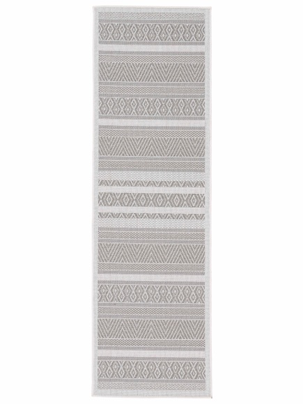 carpetfine Läufer »Boho 101«, rechteckig, 4 mm Höhe, robustes Flachgewebe, Sisal Optik, In- und Outdoor geeignet, Wetterfest und UV-beständig für Balkon, Terrasse, Garten, Aussenbereich,Wohnzimmer, Schlafzimmer