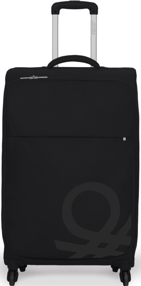 United Colors of Benetton Weichgepäck-Trolley »Blow, 78 cm, black«, 4 Rollen