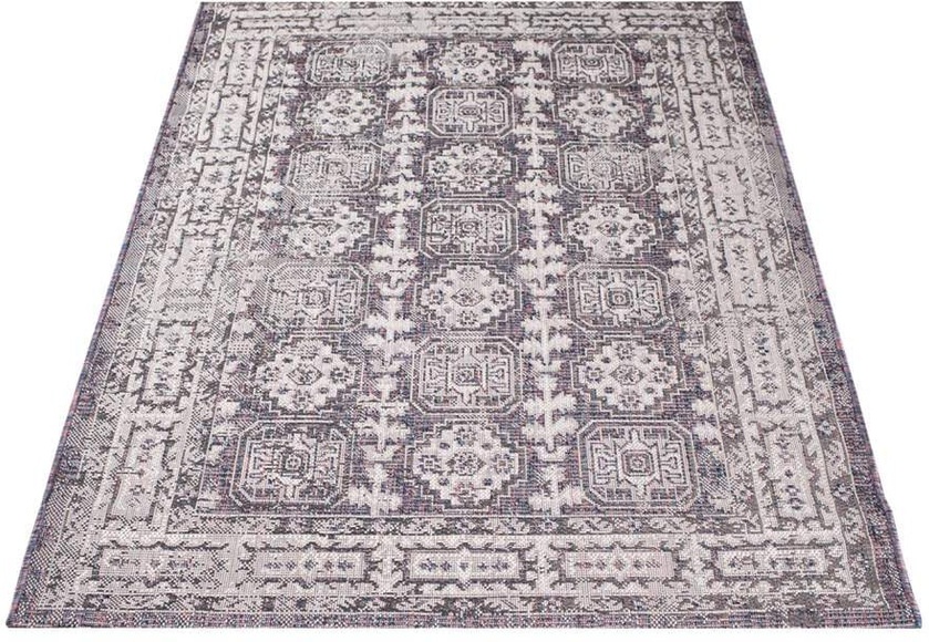 Carpet City Teppich »Outdoor 740«, rechteckig, 5 mm Höhe, In/- Outdoor geeignet, Ornamenten Look, Wohnzimmer, Balkon, Terrasse