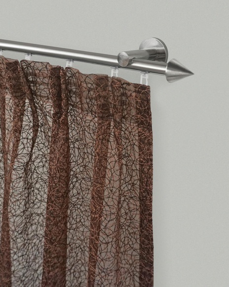 GARESA Gardinenstange »Helga«, 1 läufig-läufig, Fixmass, Fixlänge 120, 160 und 200 cm, inkl. Gleiter