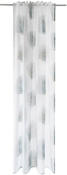 HOMING Gardine »Garvin«, (1 St.), transparent, floral, Blumen, Wohnzimmer, Schlafzimmer