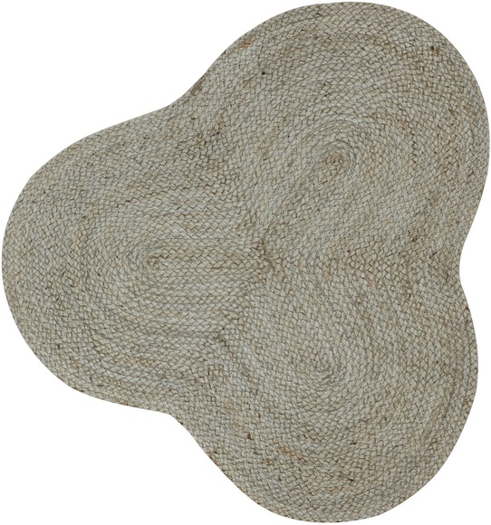 carpetfine Sisalteppich »Juteteppich Alia«, rechteckig, natürliches Pflanzenmaterial von Hand gewebt, Boho Style