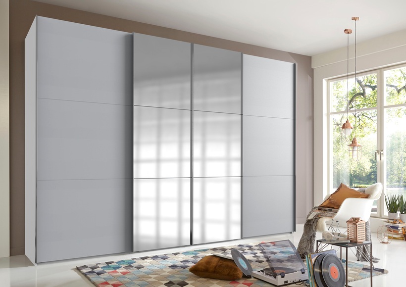 Fresh To Go Schwebetürenschrank »Level«, mit Synchronöffnung