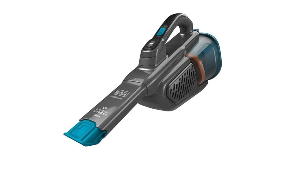 Black+Decker Bhhv320J - Handstaubsauger (Titanium/Blau)
