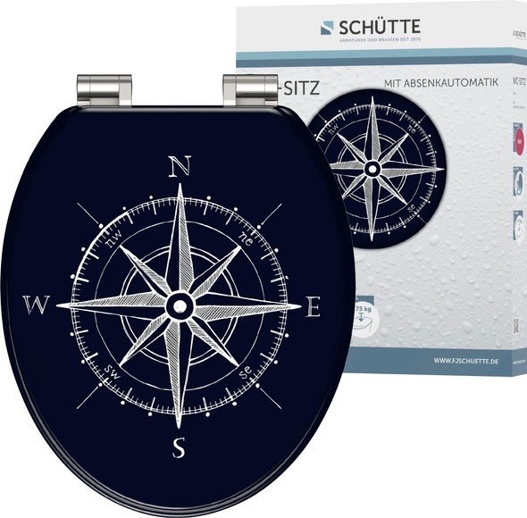 SCHÜTTE WC-Sitz »Compass«, mit Absenkautomatik