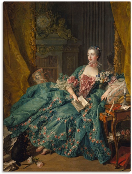 Artland Wandbild »Bildnis der Marquise de Pompadour. 1756«